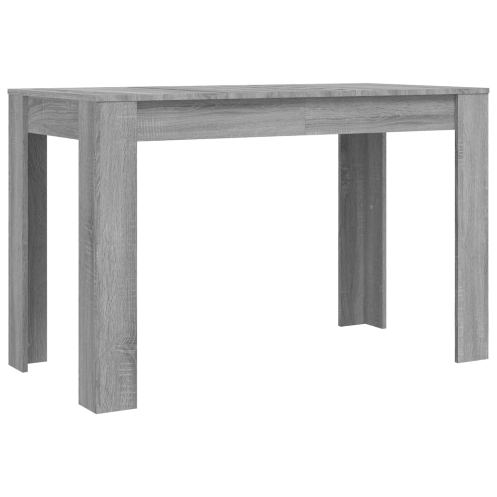 Dining Table Grey Sonoma 120x60x76 cm Engineered Wood