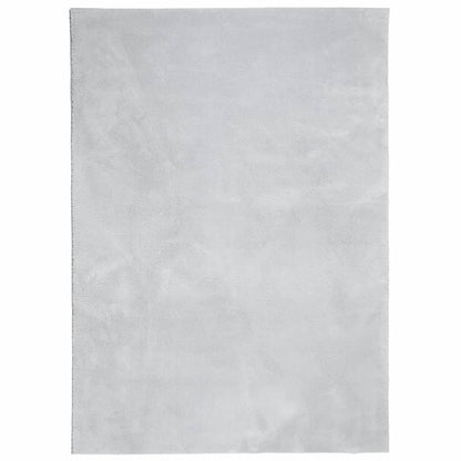 Rug HUARTE Short Pile Soft and Washable Grey 140x200 cm