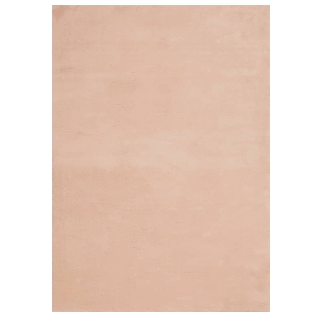 Rug HUARTE Short Pile Soft and Washable Blush 240x340 cm