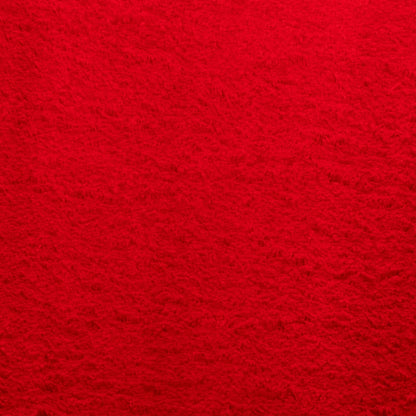 Rug HUARTE Short Pile Soft and Washable Red 80x250 cm