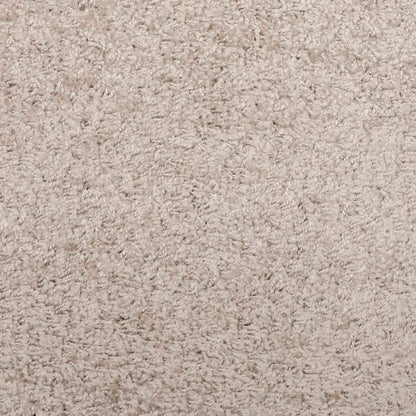 Shaggy Rug PAMPLONA High Pile Modern Beige 100x200 cm