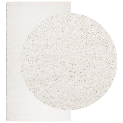 Shaggy Rug PAMPLONA High Pile Modern Cream 60x110 cm