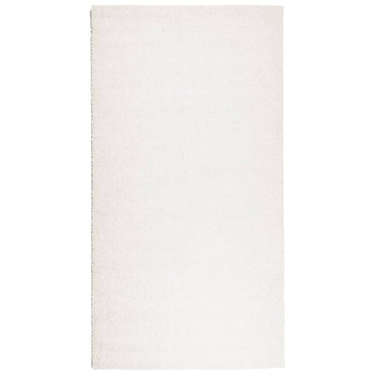 Shaggy Rug High Pile Modern Cream 80x150 cm