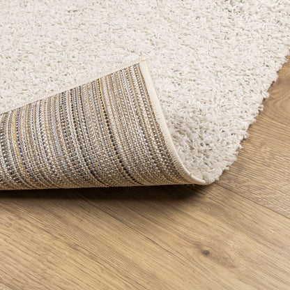 Shaggy Rug High Pile Modern Cream 80x150 cm