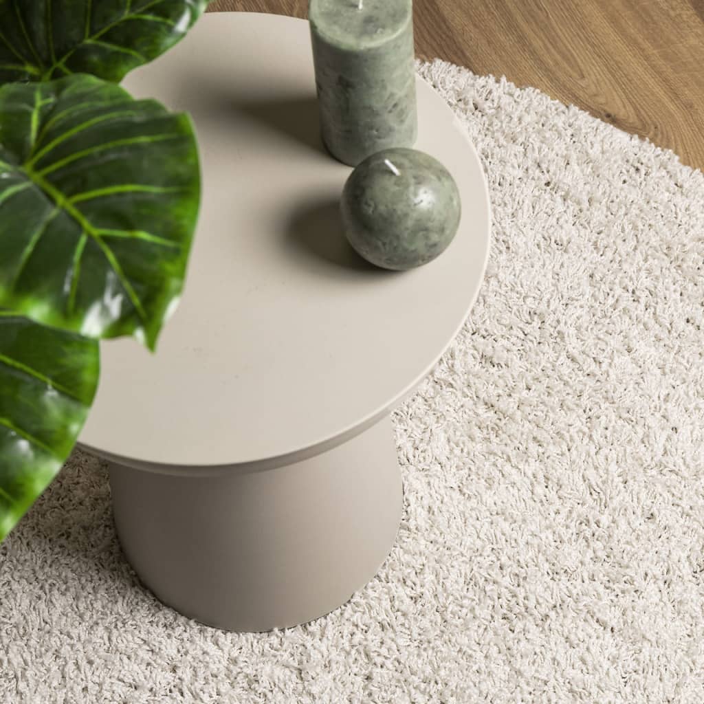 Shaggy Rug High Pile Modern Cream 80x150 cm