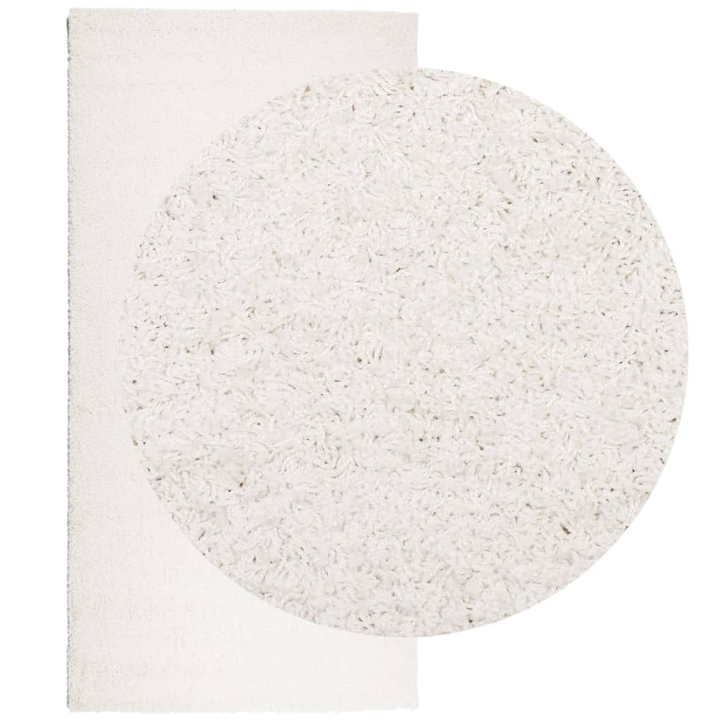 Shaggy Rug PAMPLONA High Pile Modern Cream 100x200 cm