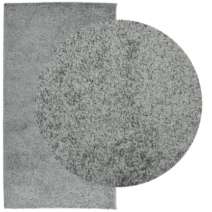 Shaggy Rug PAMPLONA High Pile Modern Green 60x110 cm