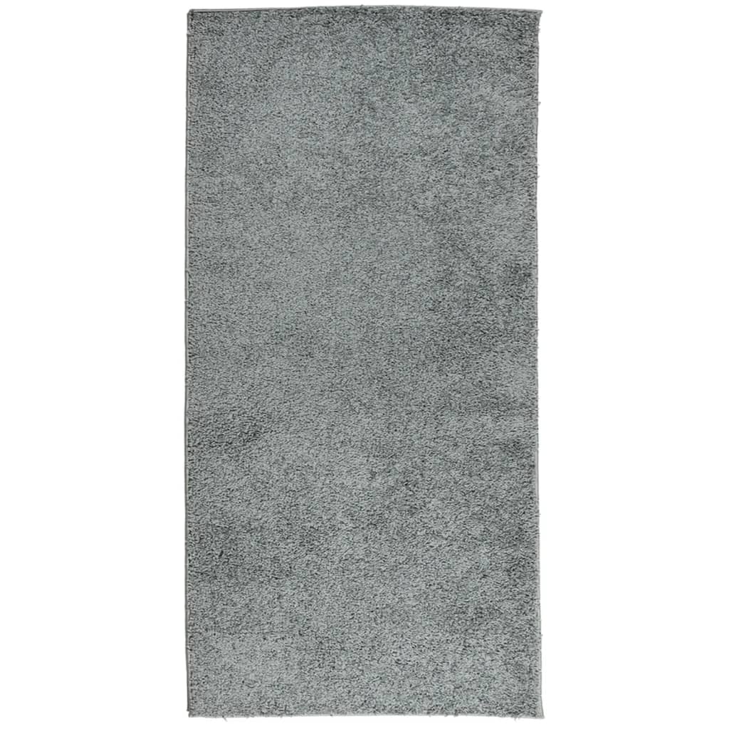 Shaggy Rug PAMPLONA High Pile Modern Green 100x200 cm