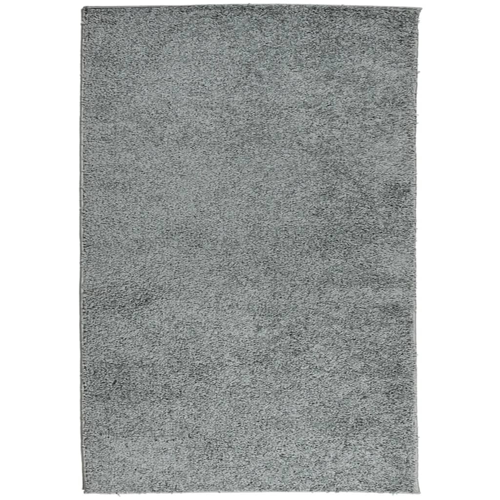 Shaggy Rug PAMPLONA High Pile Modern Green 120x170 cm