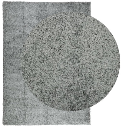 Shaggy Rug PAMPLONA High Pile Modern Green 200x280 cm