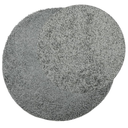 Shaggy Rug PAMPLONA High Pile Modern Green Ø 280 cm