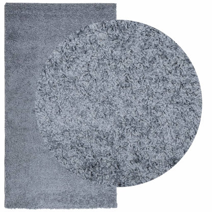 Shaggy Rug PAMPLONA High Pile Modern Blue 80x150 cm