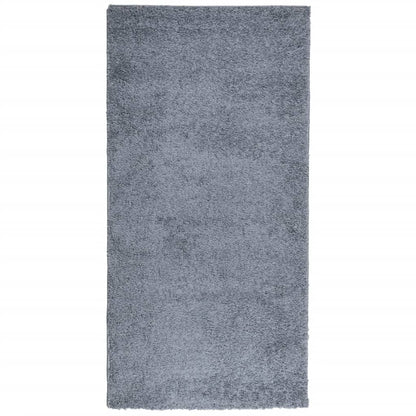 Shaggy Rug High Pile Modern Blue 100x200 cm