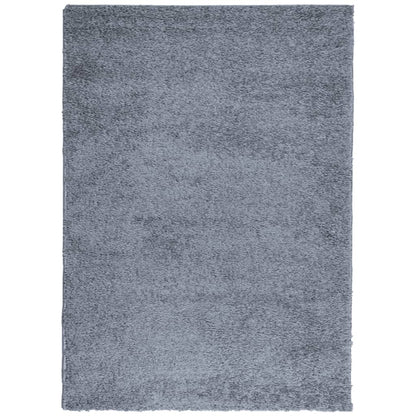 Shaggy Rug PAMPLONA High Pile Modern Blue 240x340 cm