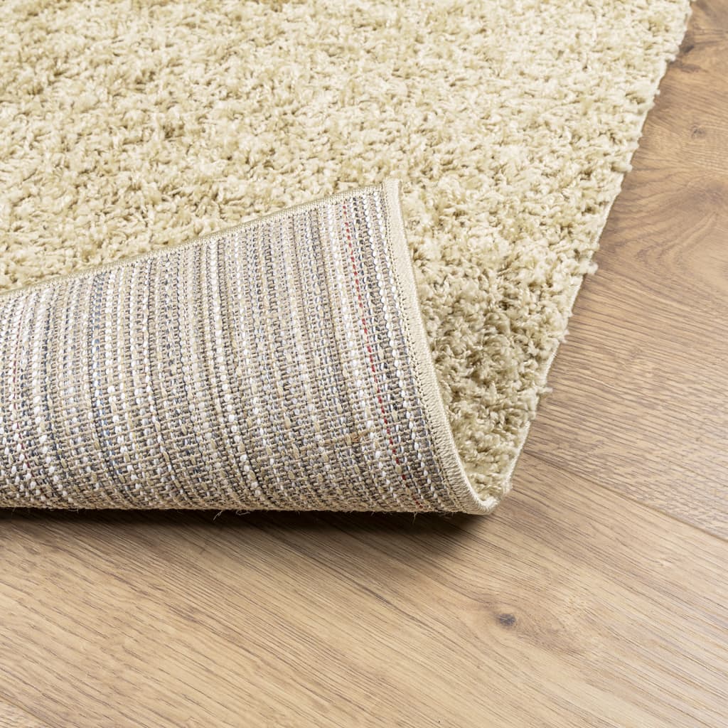 Shaggy Rug PAMPLONA High Pile Modern Gold 60x110 cm