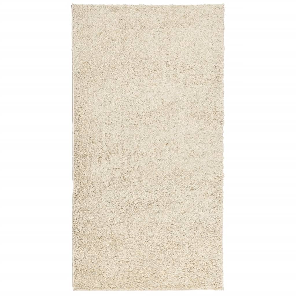 Shaggy Rug PAMPLONA High Pile Modern Gold 80x150 cm