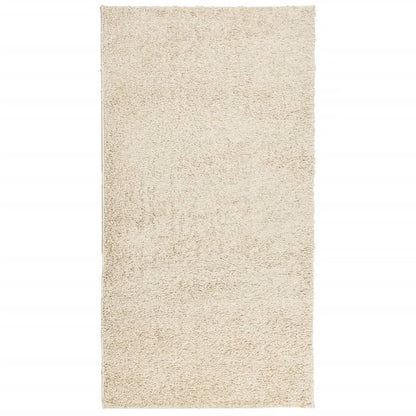 Shaggy Rug PAMPLONA High Pile Modern Gold 80x150 cm