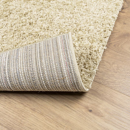 Shaggy Rug PAMPLONA High Pile Modern Gold 80x150 cm