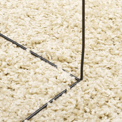 Shaggy Rug PAMPLONA High Pile Modern Gold 80x150 cm