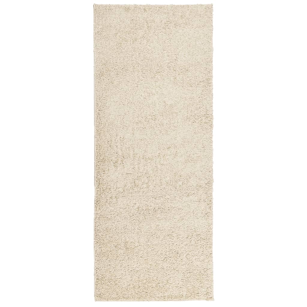 Shaggy Rug PAMPLONA High Pile Modern Gold 80x200 cm