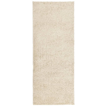 Shaggy Rug PAMPLONA High Pile Modern Gold 80x200 cm