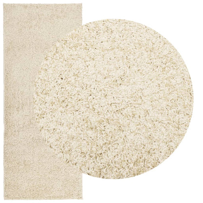 Shaggy Rug PAMPLONA High Pile Modern Gold 80x200 cm