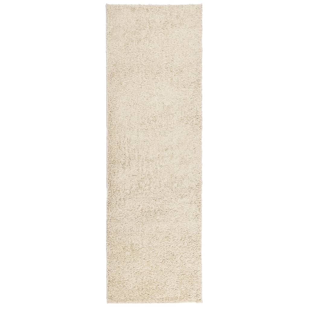 Shaggy Rug PAMPLONA High Pile Modern Gold 80x250 cm