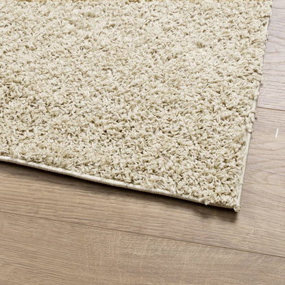 Shaggy Rug High Pile Modern Gold 100x200 cm