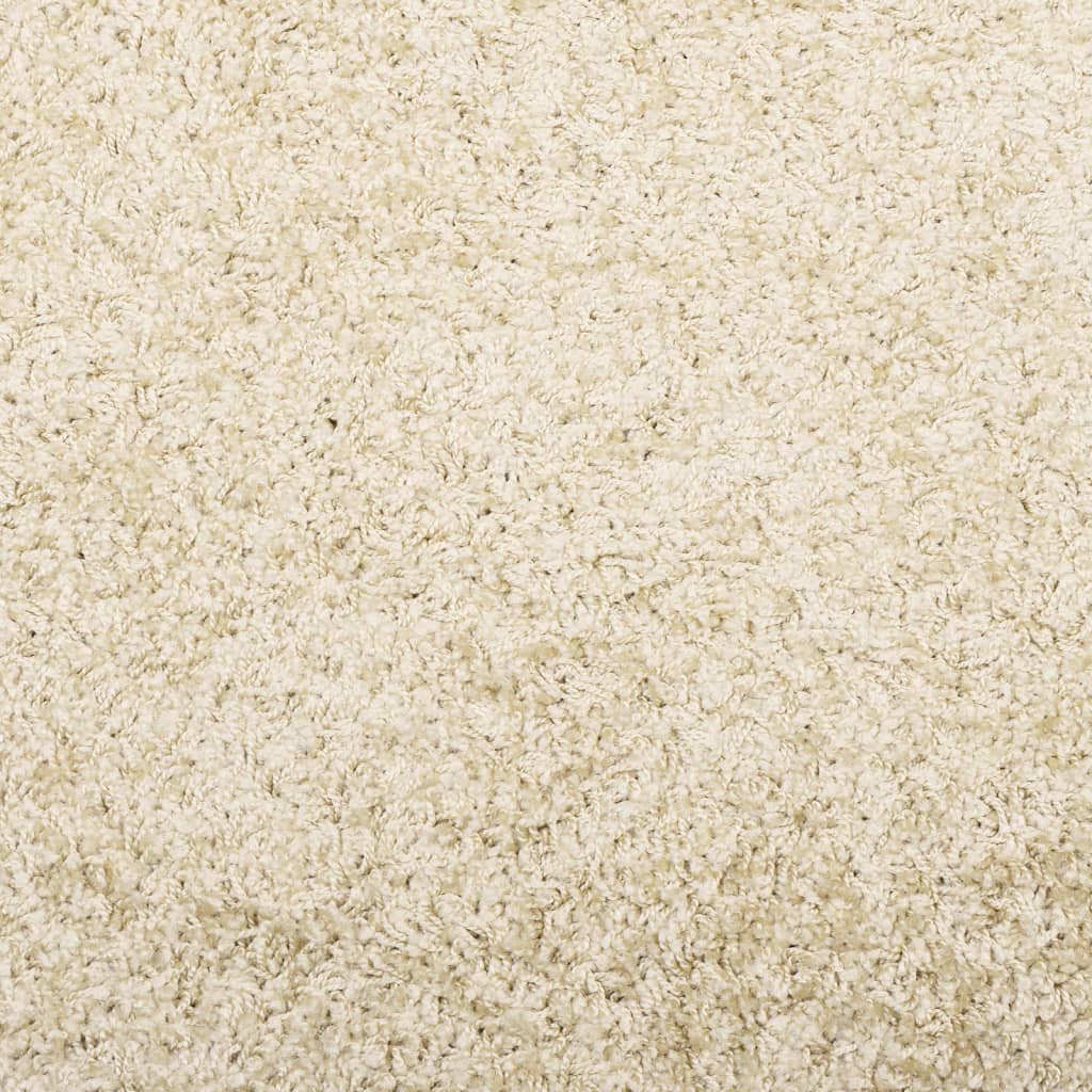 Shaggy Rug PAMPLONA High Pile Modern Gold 140x200 cm