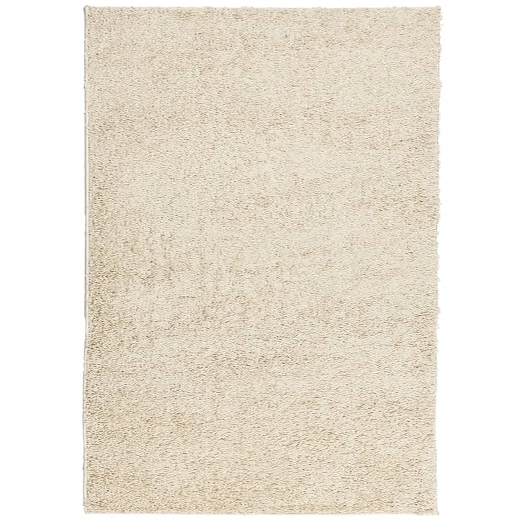 Shaggy Rug PAMPLONA High Pile Modern Gold 160x230 cm