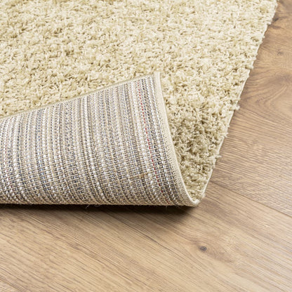 Shaggy Rug PAMPLONA High Pile Modern Gold 200x200 cm