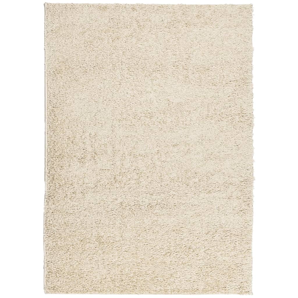 Shaggy Rug PAMPLONA High Pile Modern Gold 200x280 cm