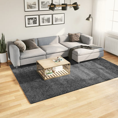 Rug OVIEDO Short Pile Anthracite 200x280 cm