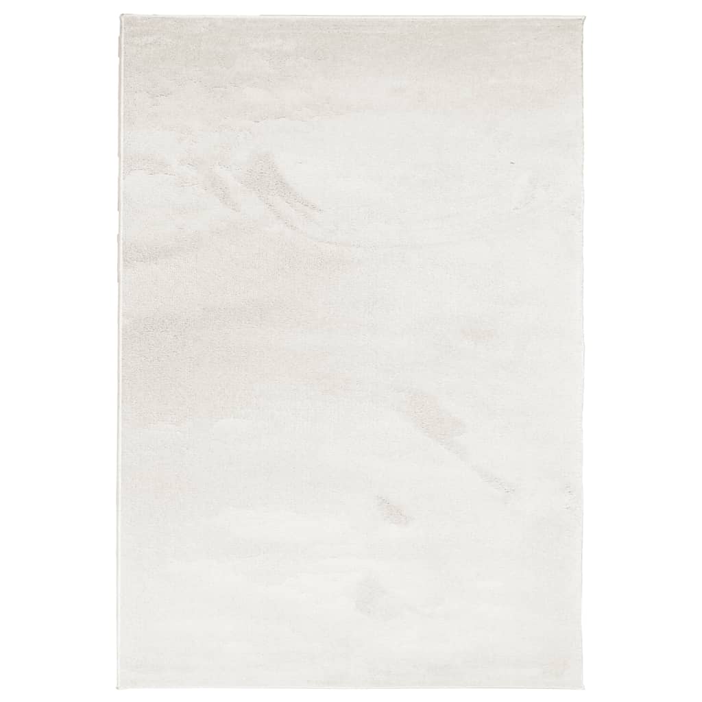 Rug OVIEDO Short Pile Beige 140x200 cm