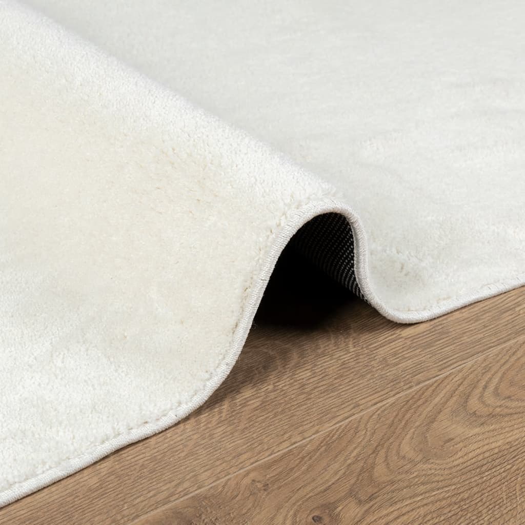 Rug OVIEDO Short Pile Cream 60x110 cm