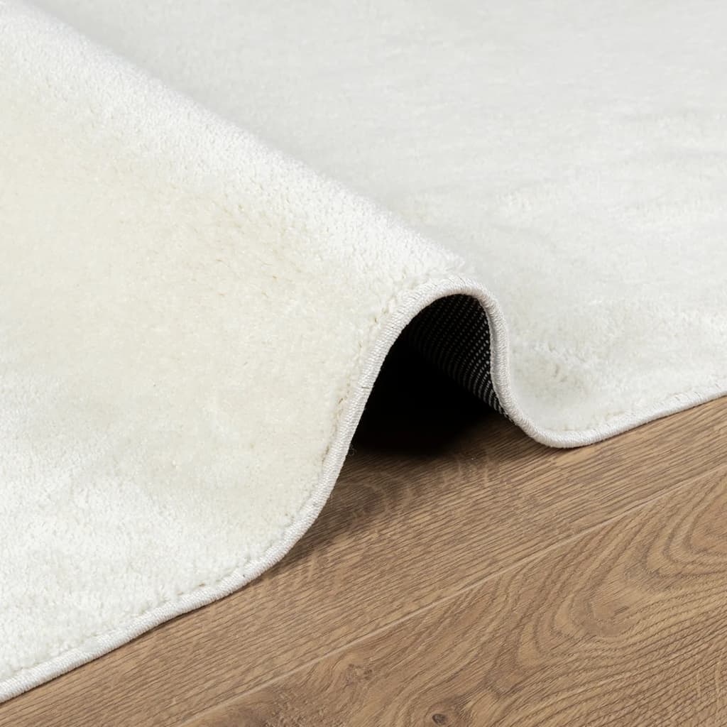 Rug OVIEDO Short Pile Cream 140x200 cm