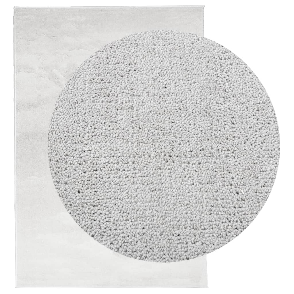 Rug OVIEDO Short Pile Grey 140x200 cm