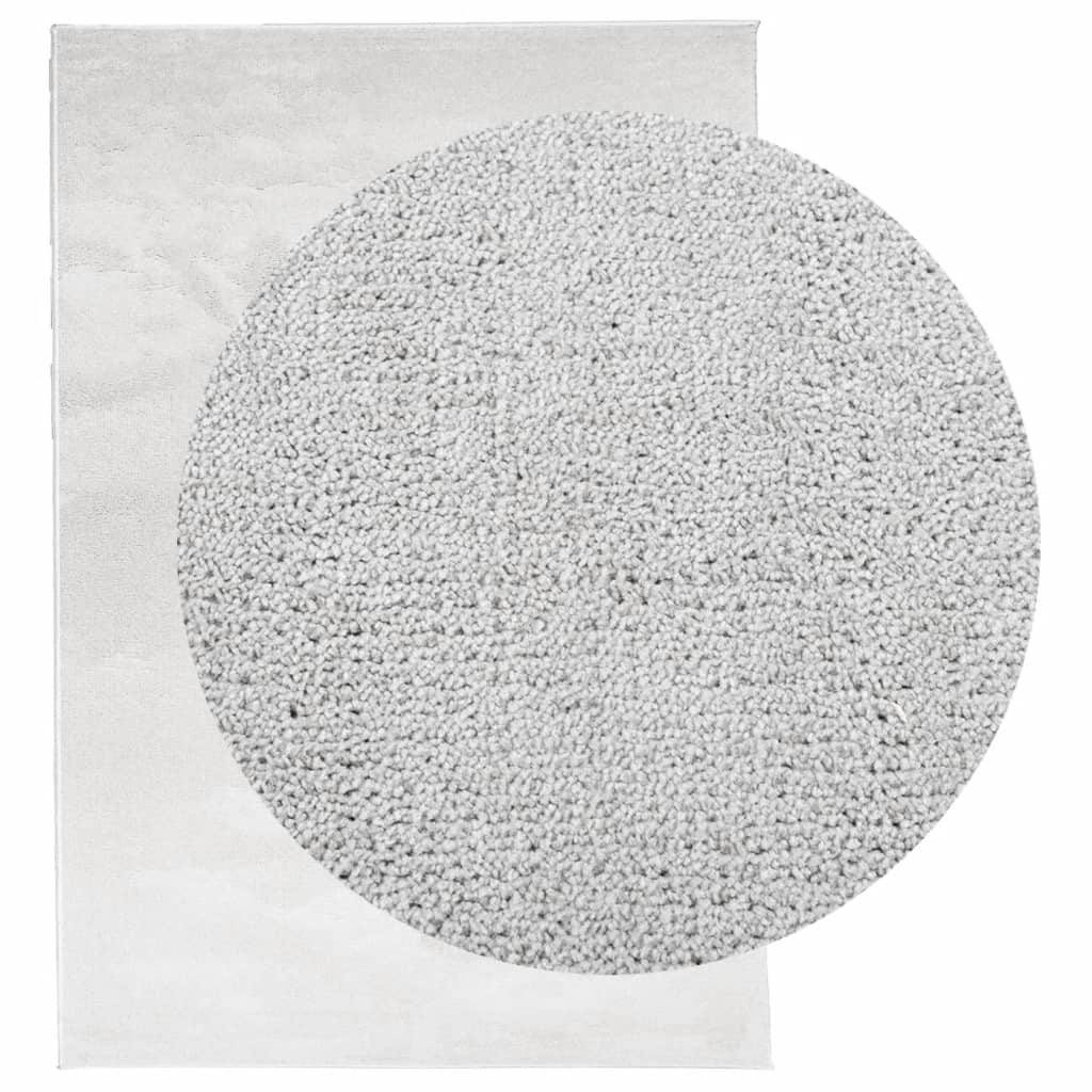 Rug OVIEDO Short Pile Grey 200x280 cm