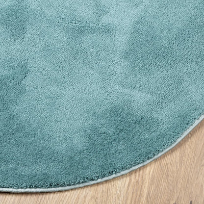 Rug OVIEDO Short Pile Green Ø 80 cm