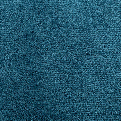 Rug OVIEDO Short Pile Turquoise 120x120 cm