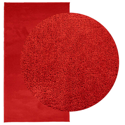 Rug OVIEDO Short Pile Red 80x150 cm