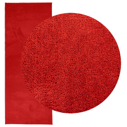 Rug OVIEDO Short Pile Red 80x200 cm