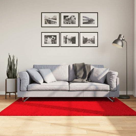 Rug OVIEDO Short Pile Red 120x170 cm