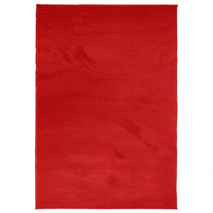 Rug OVIEDO Short Pile Red 140x200 cm