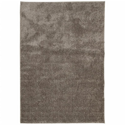 Rug ISTAN High Pile Shiny Look Grey 120x170 cm