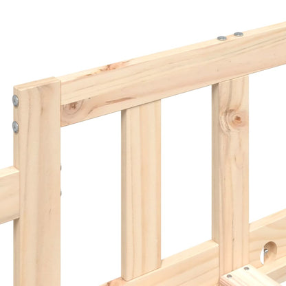 Day Bed without Mattress  80x200 cm Solid Wood Pine