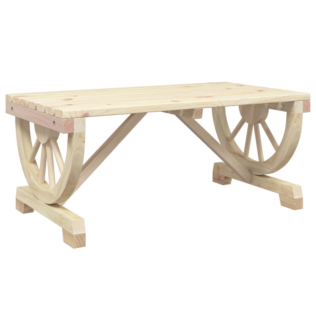 Garden Coffee Table 90x50x40 cm Solid Wood Fir