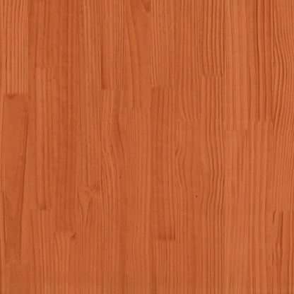 Bunk Bed 80x200/140x200 cm Wax Brown Solid Wood Pine