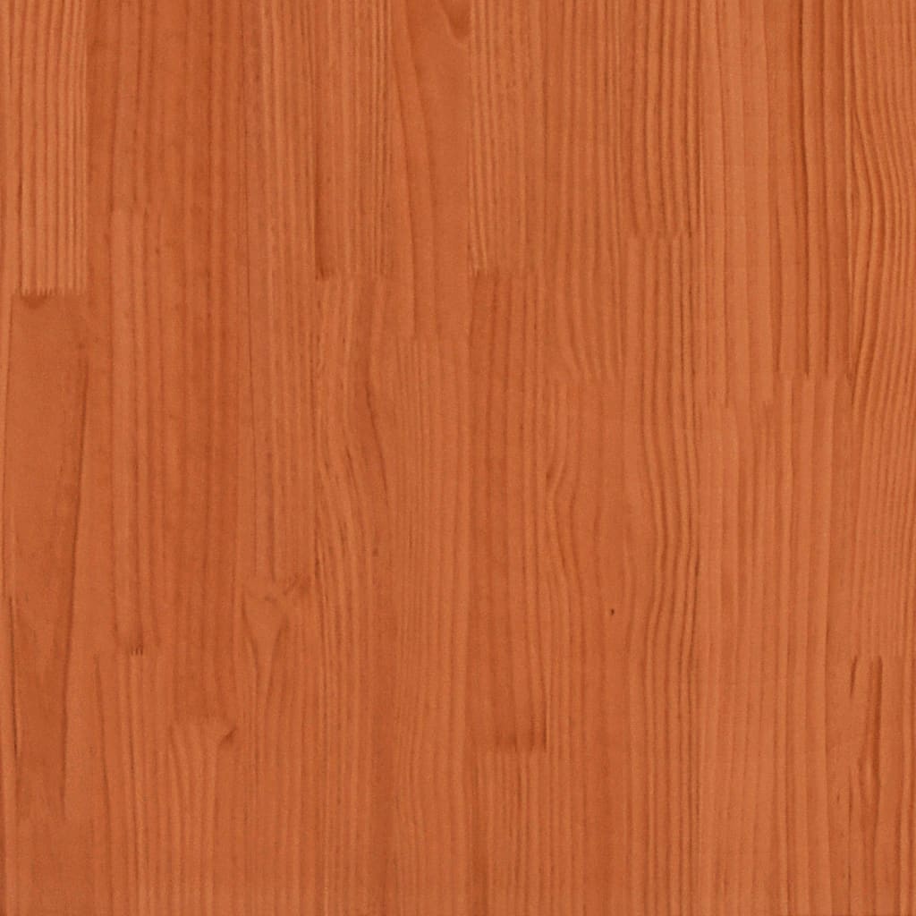 Bunk Bed 90x200/120x200 cm Wax Brown Solid Wood Pine