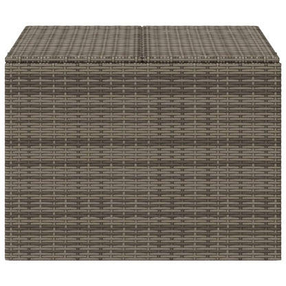 Garden Storage Box Grey 291L Poly Rattan